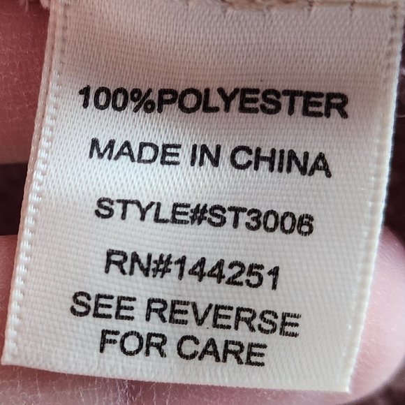 Sincerely Jules Mauve Long Sleeve Crop Top Size Small - Picture 9 of 15